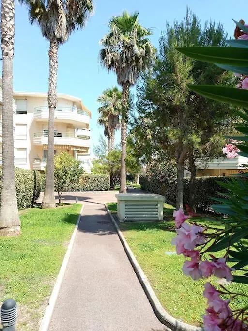 Superbe Appartement Ensoleille - Vue Mer, Clim Et Parking Villeneuve-Loubet 0*,