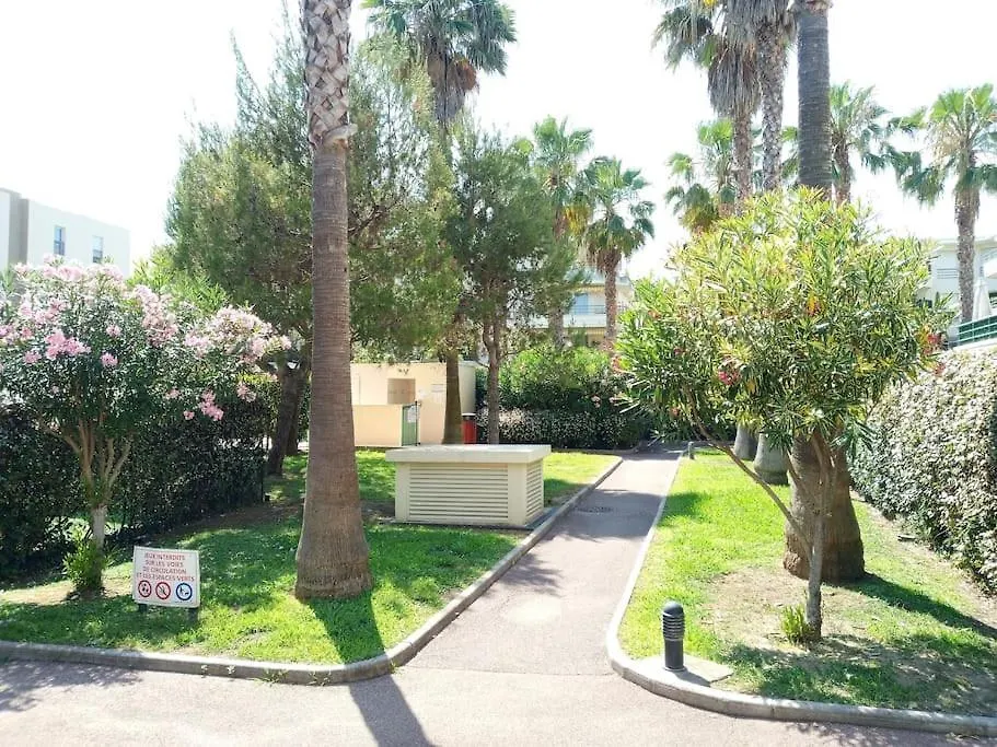 Superbe Appartement Ensoleille - Vue Mer, Clim Et Parking Villeneuve-Loubet Apartment
